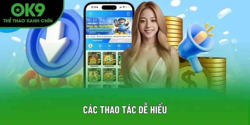 Các thao tác dễ hiểu Các thao tác dễ hiểu